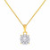 Mine Diamond Studded Casual Gold Pendant PDGEN10099