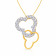 Mine Diamond Studded Gold Pendant PDGEN10847