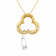Mine Diamond Studded Gold Pendant PDGEN10847