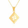 Malabar 22 KT Gold Studded Pendant For Men PDKDDZSG023