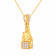 Malabar 22 KT Gold Studded Pendant For Men PDKDDZSG026