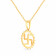 Malabar 22 KT Gold Studded Casual Pendant PDKDNOSG007