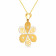 Malabar 22 KT Two Tone Gold Studded Casual Pendant PDMAHNO077