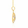 Malabar 22 KT Two Tone Gold Studded Casual Pendant PDMAHNO097