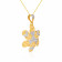 Malabar 22 KT Two Tone Gold Studded Casual Pendant PDMAHNO099