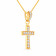 Malabar 22 KT Gold Studded Casual Pendant PDSGCR0005