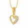 Malabar Gold Tiny Geart in Heart pendant