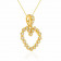 Malabar 22 KT Gold Studded Casual Pendant PDSKGP1644A