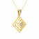 Malabar 22 KT Gold Studded Casual Pendant PDSKSNP4319