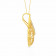 Malabar 22 KT Gold Studded Casual Pendant PDSKSP4312