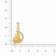 Malabar 22 KT Gold Studded Casual Pendant PDSKYDZ022