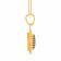 Precia Gemstone Studded Casual Gold Pendant PDSNGGM0010