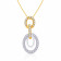 Mine Diamond Studded Gold Pendant PDTND10040