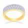 Mine Diamond Studded Bands Gold Ring PMRRG20185