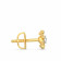 Mine Diamond Studded Studs Gold Earring PREEP0015CHTD