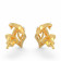 Mine Diamond Studded Studs Gold Earring PREEP6481MPD