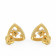 Mine Diamond Studded Studs Gold Earring PREEP6840MPD