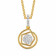 Mine Diamond Studded Casual Gold Pendant PRPP0055CHYD