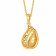 Mine Diamond Studded Casual Gold Pendant PRPP6345MYD