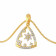Mine Diamond Studded Casual Gold Pendant PRPP6840MPD