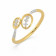 Mine Diamond Studded Casual Gold Ring PRRR0064CHYD