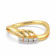 Mine Diamond Studded Casual Gold Ring PRRR2268MYD