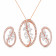 Mine Diamond Pendant Set PSPDALR10198
