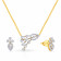 Mine Diamond Pendant Set PSPDALR10236