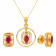 Precia Gemstone Pendant Set PSPDDZL40725