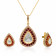 Viraaz Uncut Diamond Pendant Set PSPDFTP40000