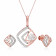 Mine Diamond Pendant Set PSPDGEN20819