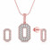 Mine Diamond Pendant Set PSPDGEN22384