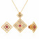 Era Uncut Diamond Pendant Set PSPDJUN40158