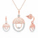 Mine Diamond Pendant Set PSPDTND10135