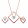 Mine Diamond Pendant Set PSPDZOL10008