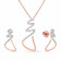 Mine Diamond Pendant Set PSPDZOL10025