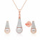 Mine Diamond Pendant Set PSPDZOL10035