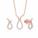 Zoul Diamond Pendant Set PSPDZOL10062
