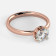 Mine Solitaire Rose Gold Ring Mount R-551163R