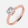 Mine Solitaire Rose Gold Ring Mount R-551166ER