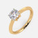Mine Solitaire Yellow Gold Ring Mount R-551166EY