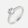 Mine Solitaire Platinum Ring Mount R-551167P