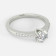 Mine Solitaire White Gold Ring Mount R-551167W