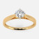 Mine Solitaire Yellow Gold Ring Mount R-551169Y