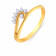 Mine Diamond Studded Casual Gold Ring R55466