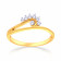 Mine Diamond Studded Casual Gold Ring R55466