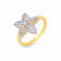 Mine Diamond Studded Broad Rings Gold Ring R55529
