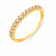 Mine Diamond Studded Eternity Gold Ring R55726