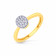 Mine Diamond Studded Casual Gold Ring R57972