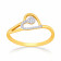 Mine Diamond Studded Casual Gold Ring R60310